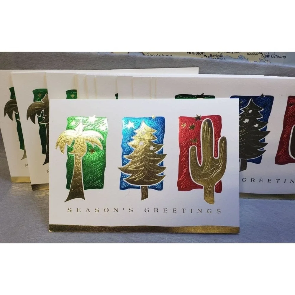 DESIGNERS COLLECTION Greeting Cards Unisex Standard Multicolor Excellent Foil